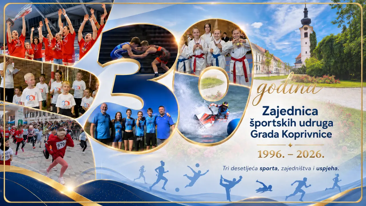 Kolaž sportskih događanja, klubova i programa Zajednice