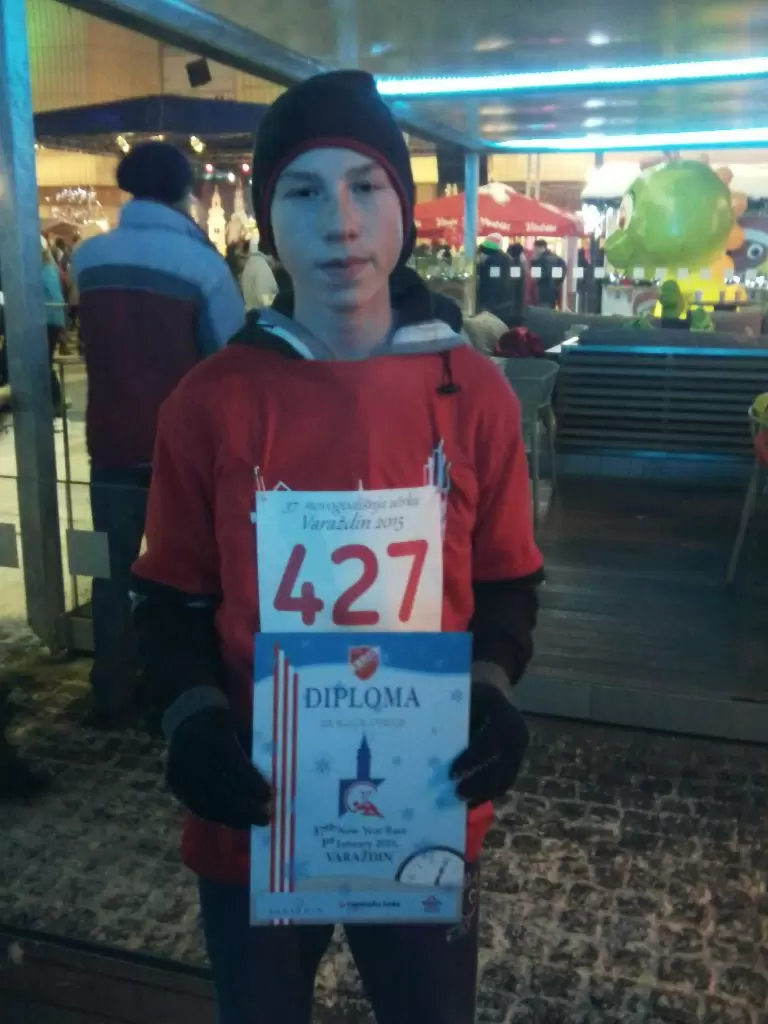 Na 37. novogodišnjoj utrci nastupili su i dvoje atletičara iz atletskog kluba Koprivnica