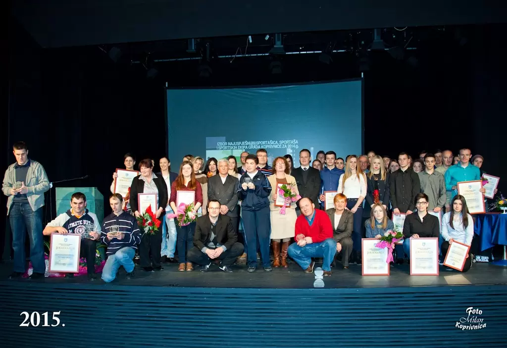 Proglašenje najuspješnijih sportašica, sportaša i sportskih ekipau 2014 godini
