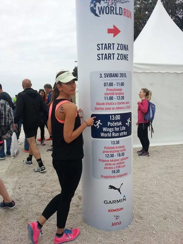 Maja Marković sudjelovala je u svjetskoj atletskoj utrci "Wings for Life World Run"