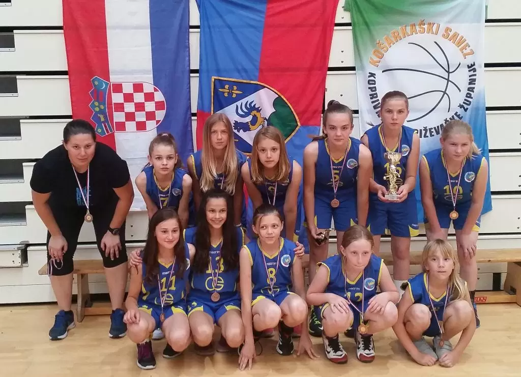 Najmlađe košarkašice Koprivnice treće u Hrvatskoj