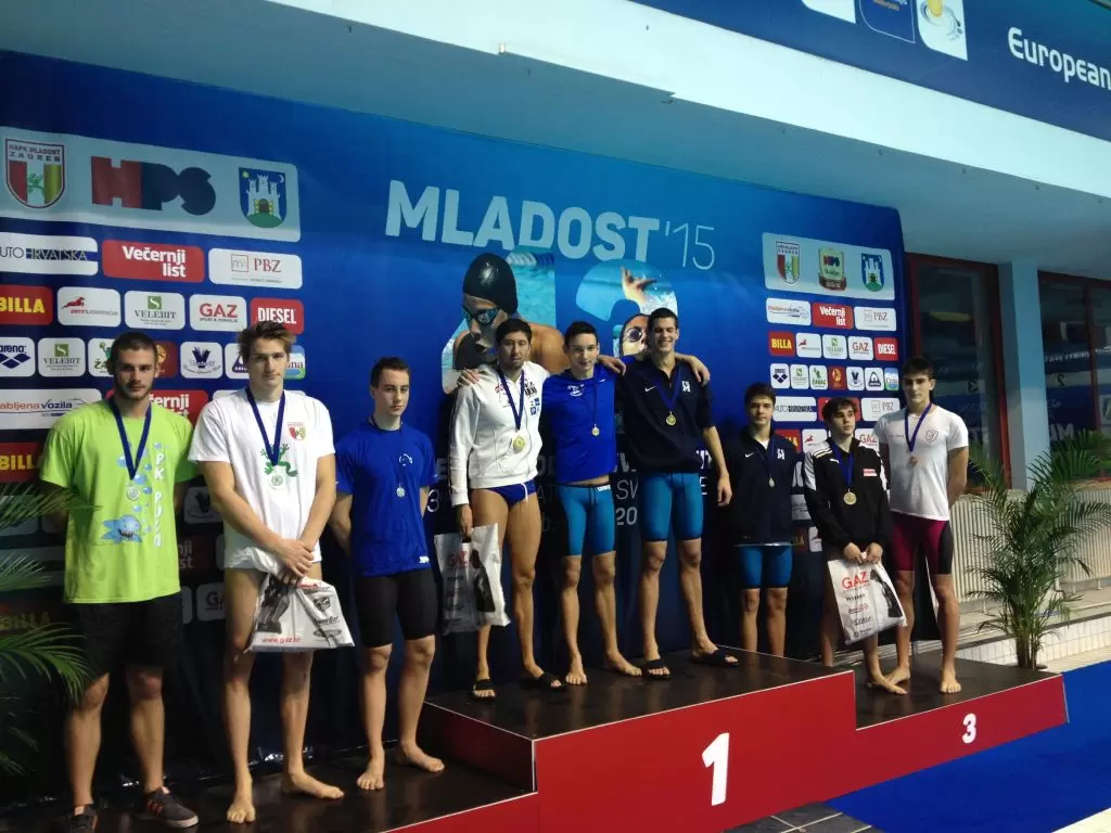 Plivač Šimun Golčić osvojio srebrnu medalju na Međunarodnom plivačkom mitingu Mladost