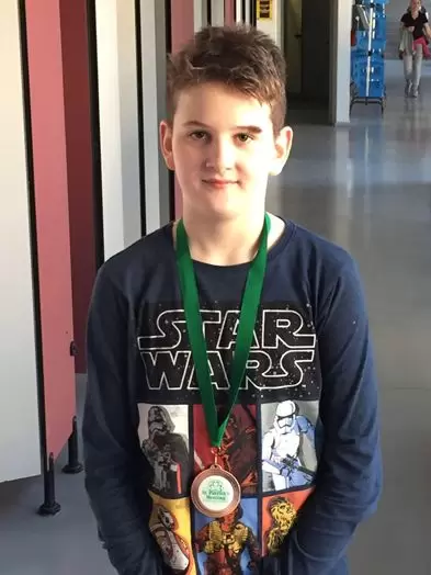 Ivan Sinjeri s osvojenom brončanom medaljom
