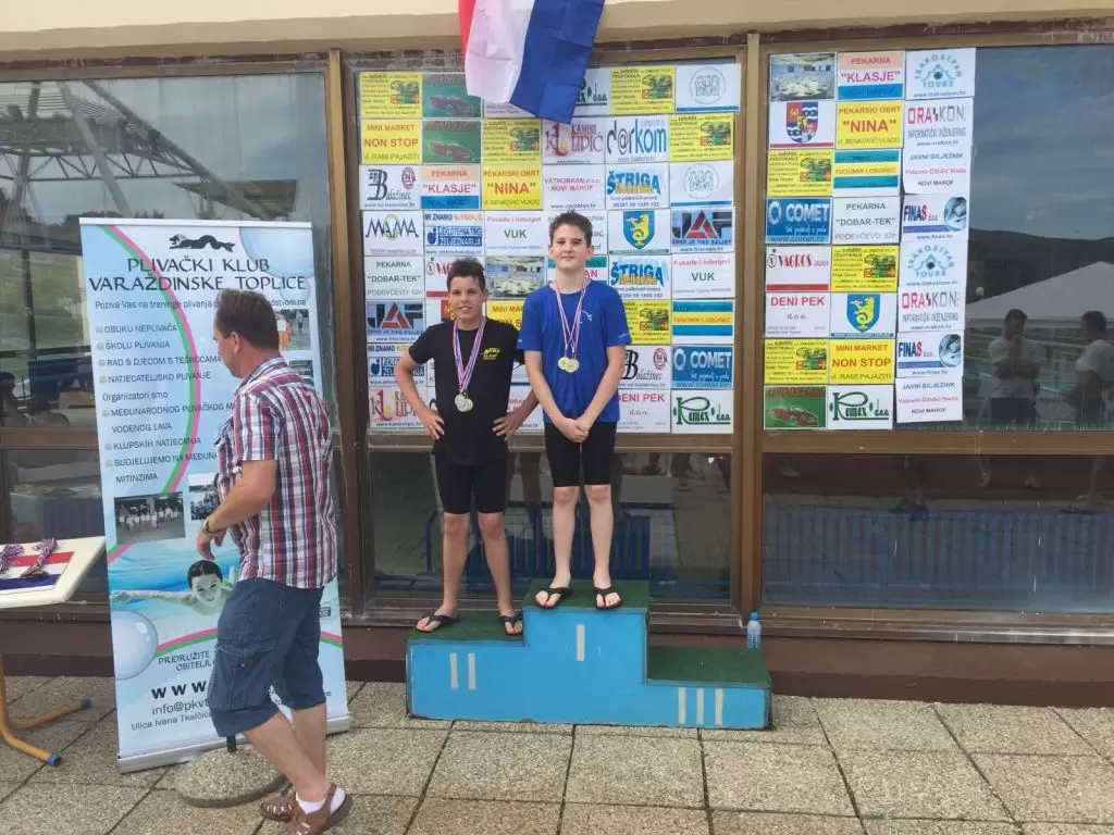 Četiri medalje za Plivački klub Cerine na 6. plivačkom mitingu "Vodeni lav"