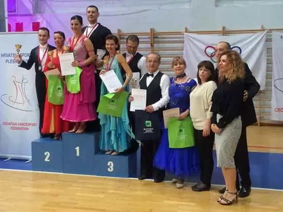 Državni prvaci u kombinaciji svih 10 plesova za 2016. u kategoriji veterana