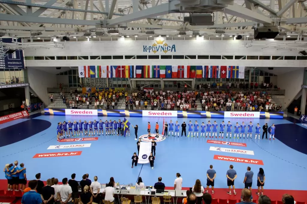M18 Euro 2016 EHF | Zajednica sportova Koprivničko križevačke zajednice | Hrvatska : Švedska