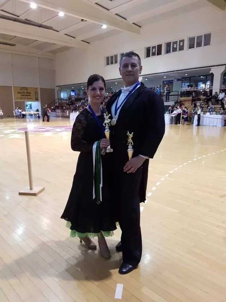 Državni prvaci PRH u 10 sportskih plesova Marina Tomac-Rojčević i Neno Rojčević