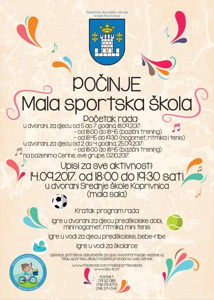 Upisi u Malu sportsku školu
