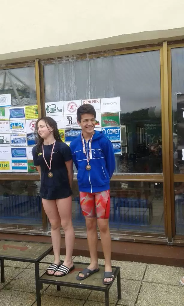 11 ODLIČJA ZA PLIVAČKI KLUB CERINE U VARAŽDINSKIM TOPLICAMA