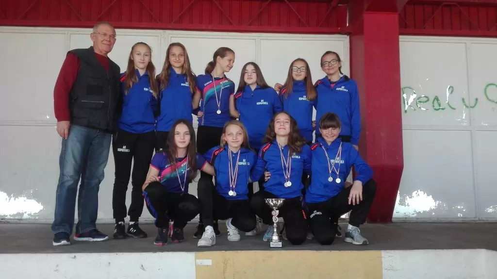 Devet medalja sa Pojedinačnog prvenstava Hrvatske atletske lige Sjever