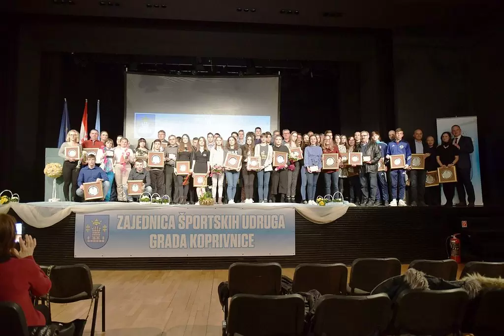 Proglašeni najuspješniji sportaši, sportašice i sportske ekipe Grada Koprivnice za 2018. godinu
