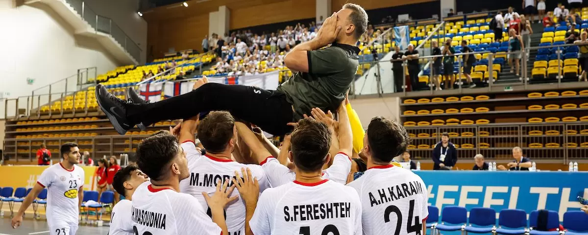 Faroe Islands vs Iran, 2023 IHF MEN’S JUNIOR (U19) WORLD CHAMPIONSHIP, Opatija, Croatia, 03.08.2023, Mandatory Credit © IHF / HRS / kolektiff